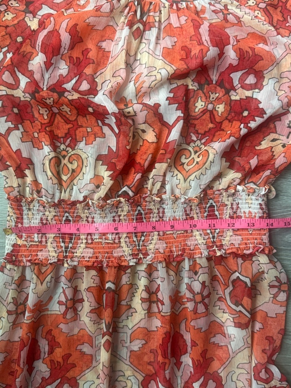 CINQ A SEPT Sunnina Damask Midi Dress 14 - Picture 14 of 15
